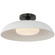 Cyrus LED Flush Mount in Bronze and White (268|AL4040BZWHTWG)