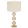 Three Rings One Light Table Lamp in Brushed Brass (52|302021)