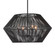 Suva Four Light Pendant in Matte Black (52|21589)