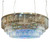 Beckam LED Chandelier in Natural Brass (57|264876)