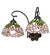 Tiffany Cabbage Rose Two Light Wall Sconce in Mahogany Bronze (57|264423)