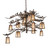 Pine Branch 12 Light Chandelier in Mahogany Bronze (57|262112)