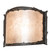 Leaf Edge One Light Wall Sconce in Wrought Iron (57|261583)