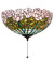 Tiffany Cabbage Rose Three Light Fan Light Fixture in Mahogany Bronze (57|254436)