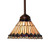Tiffany Jeweled Peacock One Light Pendant in Mahogany Bronze (57|101802)