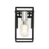 Stafford One Light Wall Sconce in Chrome/Black (40|37115012)