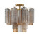 Addis Four Light Semi Flush Mount in Aged Brass (60|ADD300AGAUCEILING)