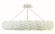 Broche Eight Light Semi Flush Mount in Matte White (60|538MTCEILING)