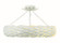 Broche Six Light Semi Flush Mount in Matte White (60|536MTCEILING)