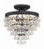 Calypso Three Light Semi Flush Mount in Matte Black (60|130MKCEILING)