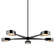 Allisio Five Light Chandelier in Textured Black (67|F7335TBKBCR)