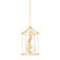 Adrienne Three Light Lantern in Vintage Gold Leaf (67|F1812VGL)