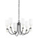 Gustine Six Light Chandelier in For (67|F1131FOR)