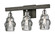 Citizen Three Light Bath And Vanity in Graphite And Polished Nickel (67|B6003GRAPN)