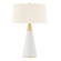 Jen One Light Table Lamp in Aged Brass/Cream Linen (428|HL819201AGBCL)