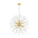 Linnea Eight Light Chandelier in Aged Brass (428|H794808AGB)