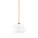 Luella One Light Pendant in Aged Brass (428|H790701SAGB)