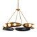 Hopper LED Chandelier in Vintage Brass (68|271012VBBBR)
