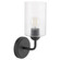 Charlotte One Light Wall Mount in Matte Black (19|598159)