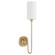 Charlotte One Light Wall Mount in Aged Brass (19|597180)