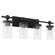 Lee Boulevard Four Light Vanity in Matte Black (19|560459)