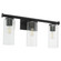 Mercier Three Light Vanity in Matte Black (19|541359)
