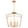 Mantle Five Light Dual Mount in Gold Leaf (19|28121874)