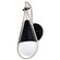 Admiral One Light Wall Sconce in Matte Black (72|607911)