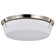 Rowen Four Light Flush Mount in Brushed Nickel (72|607761)
