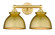 Edison Two Light Bath Vanity in Satin Gold (405|6162WSGM14SG)