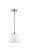 Edison One Light Mini Pendant in Polished Chrome (405|6161PPCM14W)
