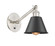 Ballston One Light Wall Sconce in Brushed Satin Nickel (405|3171WSNM8BK)