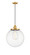 Franklin Restoration One Light Mini Pendant in Satin Gold (405|201CSWSGG20214)