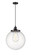 Franklin Restoration One Light Mini Pendant in Matte Black (405|201CSWBKG20414)