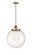 Franklin Restoration One Light Mini Pendant in Brushed Brass (405|201CSWBBG20414)