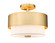 Counterpoint Two Light Semi Flush Mount in Modern Gold (224|495SF13MGLD)