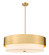 Counterpoint Six Light Chandelier in Modern Gold (224|495P32MGLD)