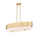 Counterpoint Five Light Linear Chandelier in Modern Gold (224|49542LMGLD)