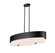 Counterpoint Five Light Linear Chandelier in Matte Black (224|49542LMB)