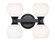 Artemis Four Light Vanity in Matte Black (224|4944VMB)