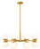 Artemis 16 Light Chandelier in Modern Gold (224|49416MGLD)