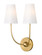 Shannon Two Light Wall Sconce in Rubbed Brass (224|30402SRB)