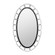 Chains of Love Mirror in Matte Black/Textured Silver (137|444MI24MBTS)