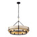 Blonde Moment Six Light Pendant in Matte Black/Honey/Medium Oak (137|389P06MBHN)