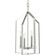 Vertex Four Light Foyer Pendant in Brushed Nickel (54|P500432009)