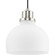 Garris One Light Mini Pendant in Brushed Nickel (54|P500406009)