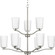 Adley Nine Light Chandelier in Brushed Nickel (54|P400351009)