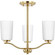 Adley Three Light Chandelier Conv in Satin Brass (54|P400349012)