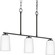 Adley Three Light Linear Chandelier in Matte Black (54|P40034831M)