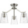 Vertex Three Light Chandelier Conv in Brushed Nickel (54|P400340009)